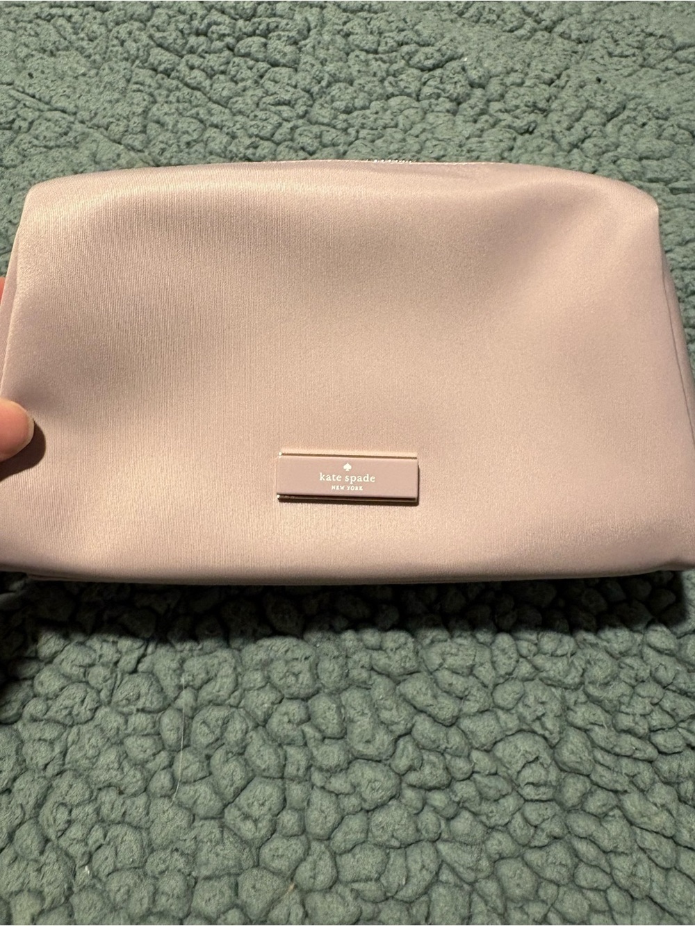 kate spade light lavender cosmetic pouch